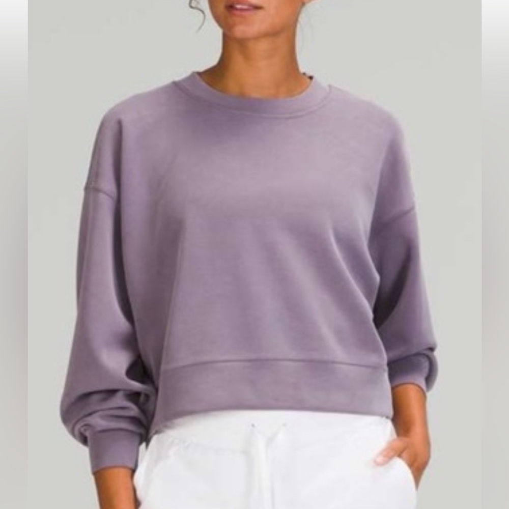 lululemon athletica Purple Crew Neck Sweater